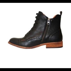 Genuine Leather Kork-Ease Yoni Oxford Booties